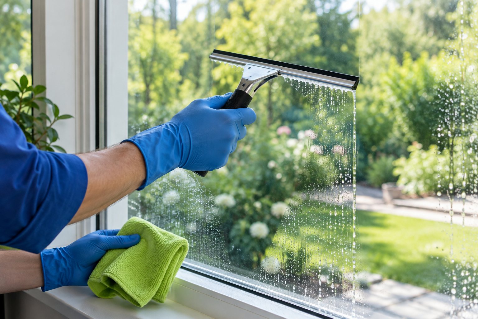 Imagen ilustrativa de limpieza profesional de ventanas